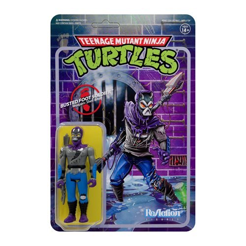 TMNT Damaged Foot Soldier ReAction Figure