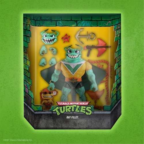 Teenage Mutant Ninja Turtles Ultimates Ray Fillet 7-Inch Action Figure - Image 5