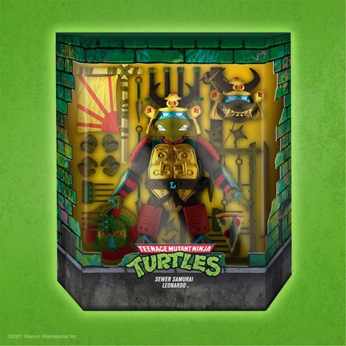 Teenage Mutant Ninja Turtles Ultimates Leo the Sewer Samurai 7-Inch Action Figure - Image 5