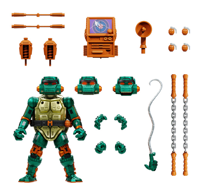 Teenage Mutant Ninja Turtles Ultimates Warrior Metalhead Michelangelo - Image 3