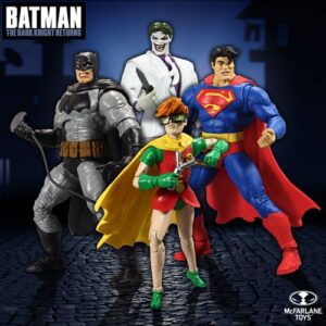 Batman: The Dark Knight Returns DC Multiverse Set of 4 Figures (Build Batman’s Horse)
