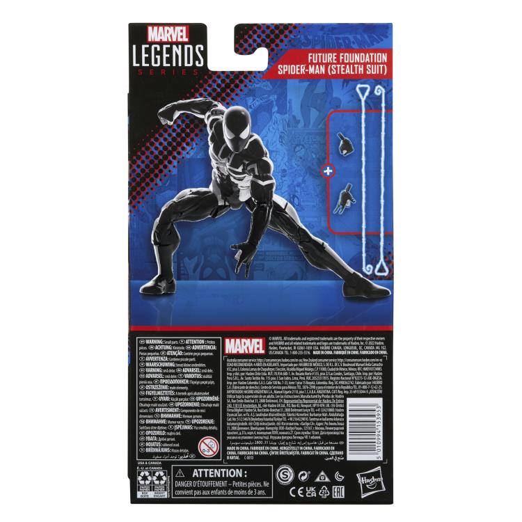 Spider-Man Marvel Legends Future Foundation Spider-Man (Stealth Suit) - Image 7