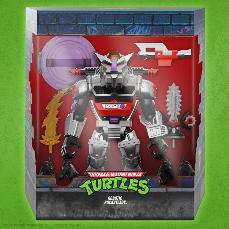 Teenage Mutant Ninja Turtles Ultimates Wave 8 Robotic Rocksteady - Image 4