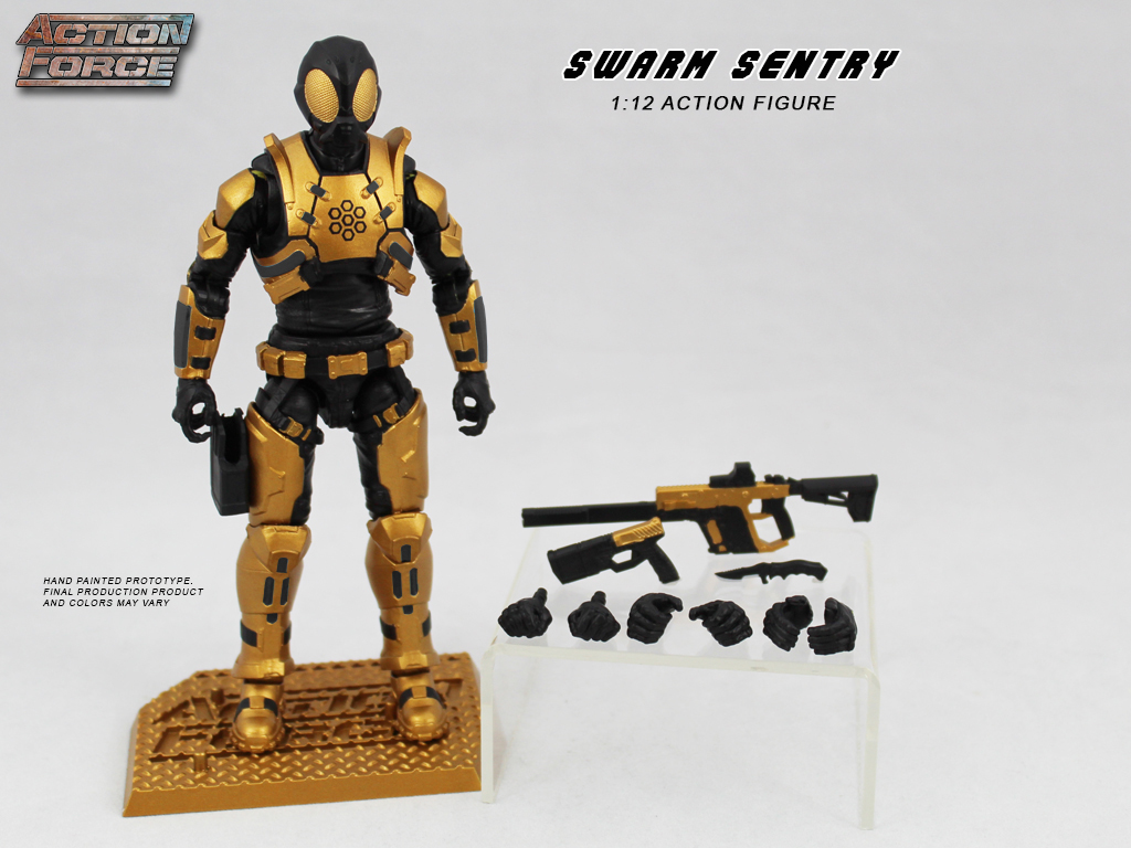 Action Force Special Deployment Series SWARM Sentry (Factory Error) - Image 2