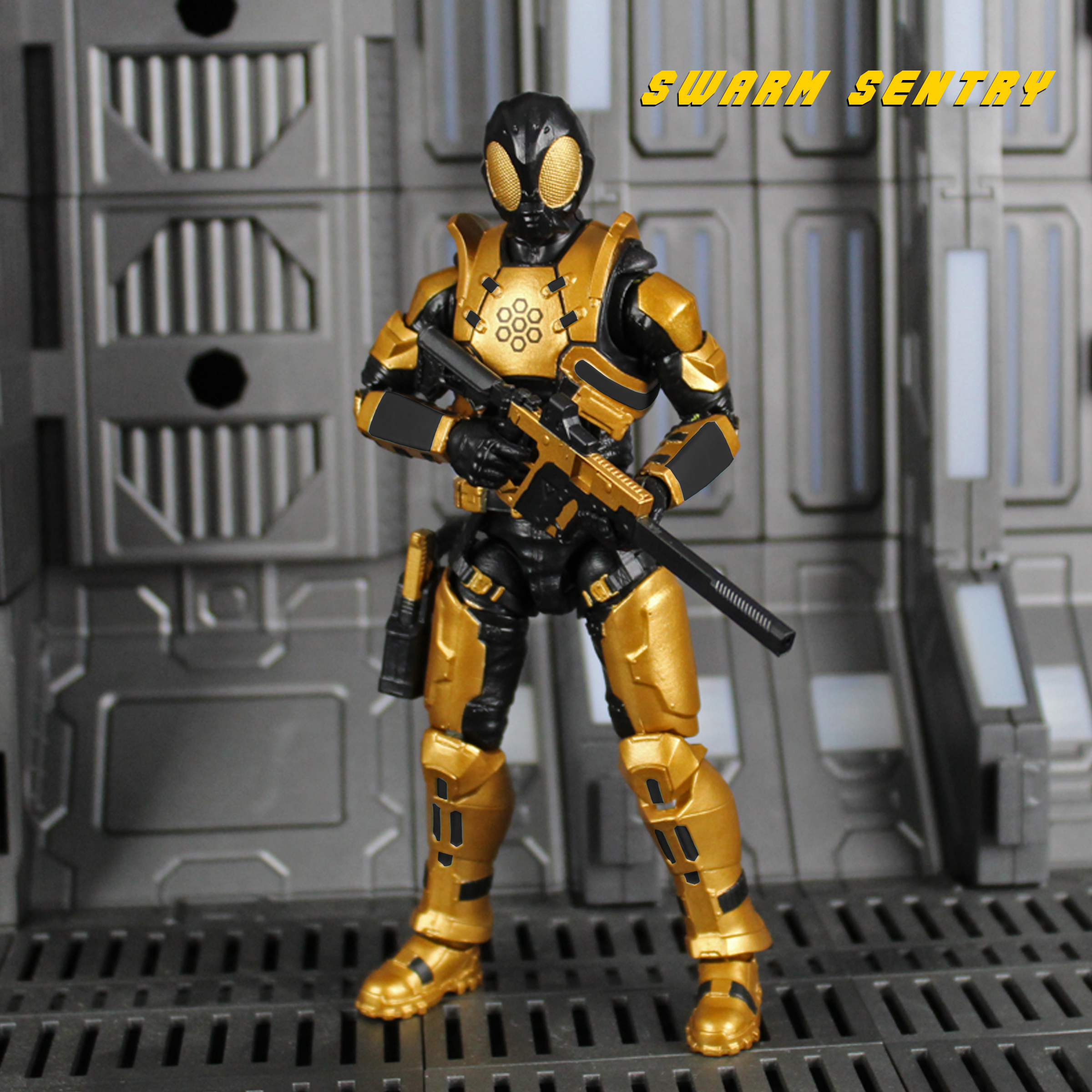 Action Force Special Deployment Series SWARM Sentry (Factory Error) - Image 3