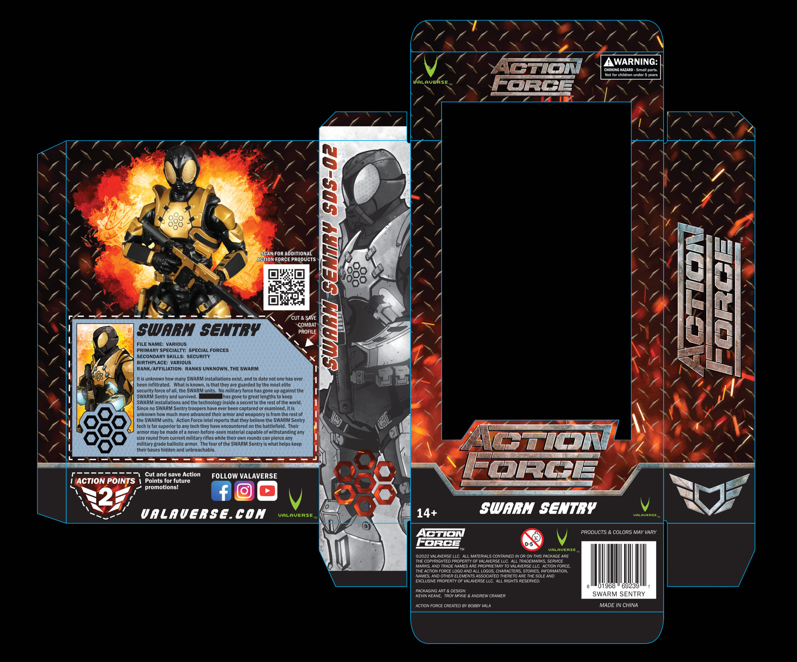 Action Force Special Deployment Series SWARM Sentry (Factory Error) - Image 4