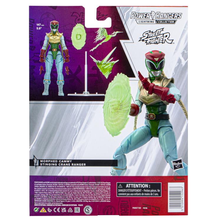 Power Rangers X Street Fighter Lightning Collection Morphed Cammy Stinging Crane Ranger - Image 17