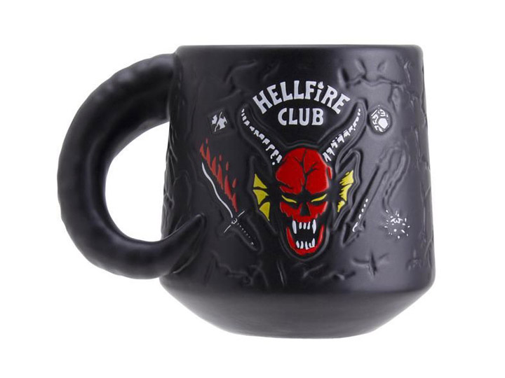 Stranger Things Hellfire Club Demon Embossed 13 oz. Mug