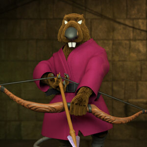 Teenage Mutant Ninja Turtles Ultimates Wave 9 Splinter (Flocked)