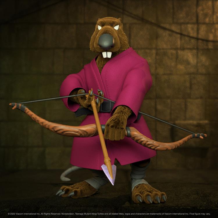 Teenage Mutant Ninja Turtles Ultimates Wave 9 Splinter (Flocked) - Image 2
