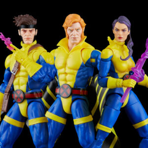 The Uncanny X-Men 60th Anniversary Marvel Legends Banshee, Gambit, & Psylocke Three-Pack