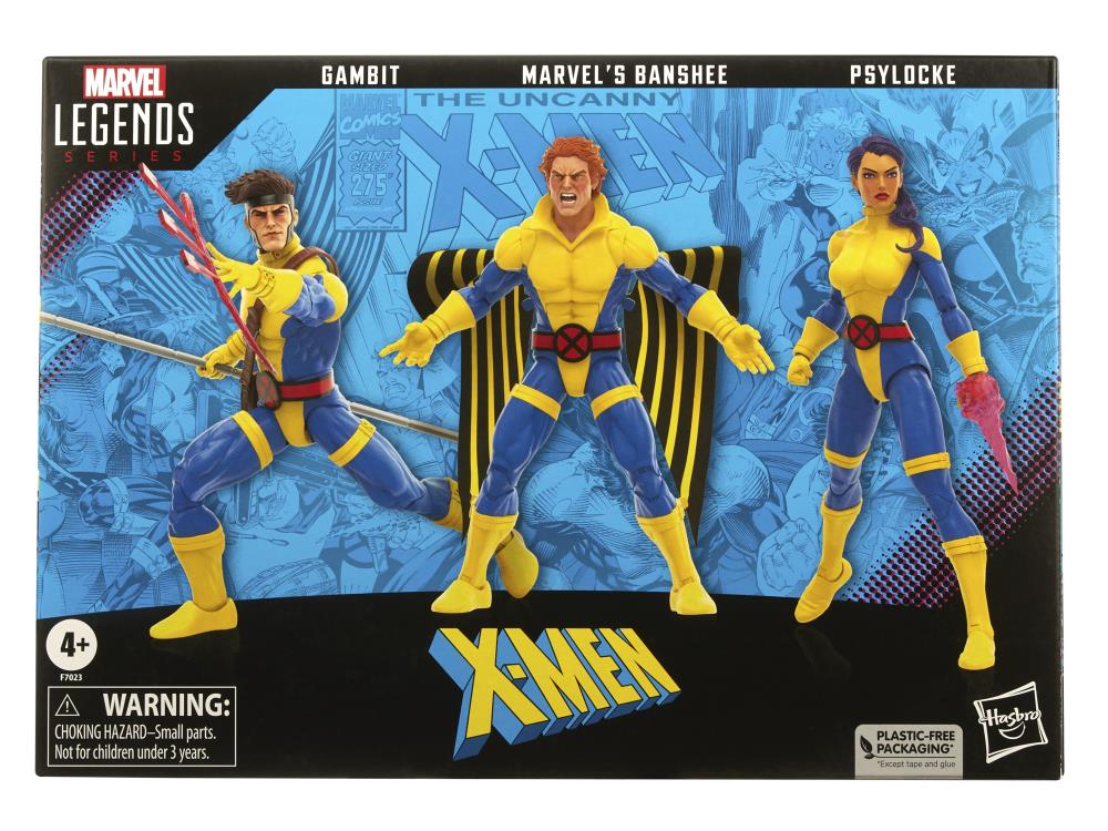 The Uncanny X-Men 60th Anniversary Marvel Legends Banshee, Gambit, & Psylocke Three-Pack - Image 17