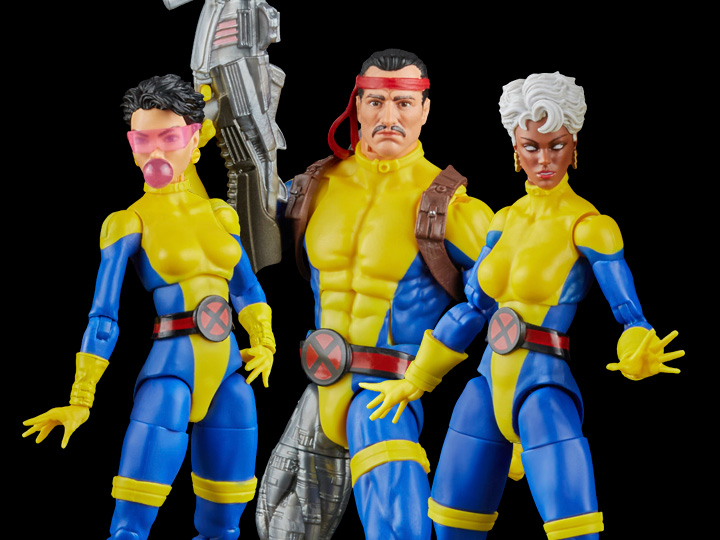 The Uncanny X-Men 60th Anniversary Marvel Legends Forge, Storm, & Jubilee Three-Pack
