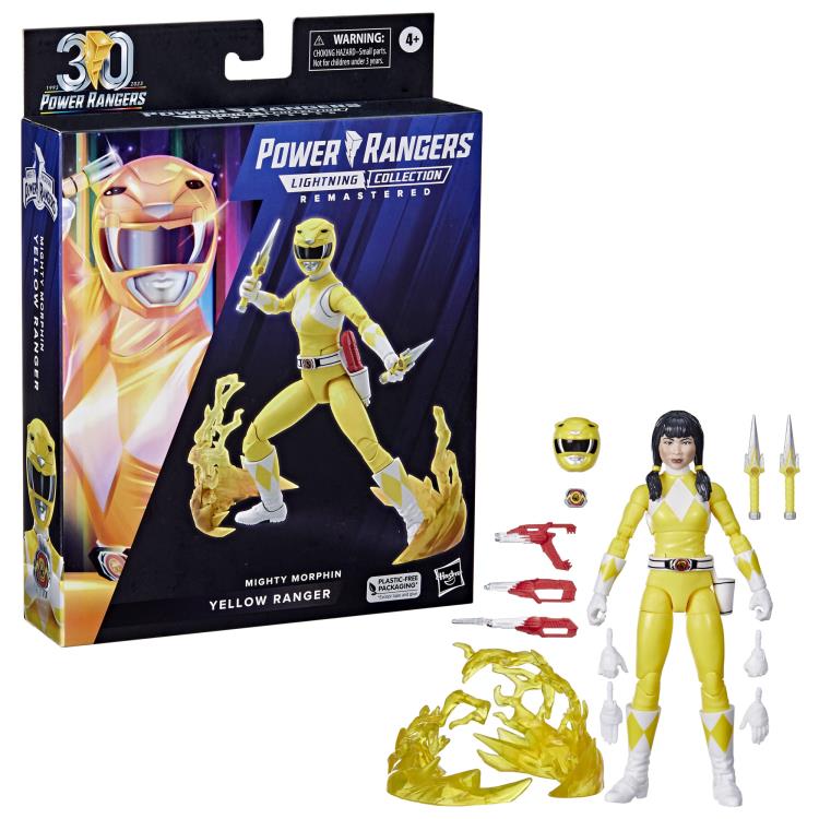 Power Rangers Lightning Collection Remastered Mighty Morphin Yellow Ranger - Image 4