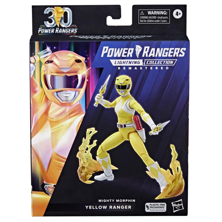 Power Rangers Lightning Collection Remastered Mighty Morphin Yellow Ranger - Image 5