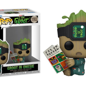 I Am Groot in Onesie with Book Pop!