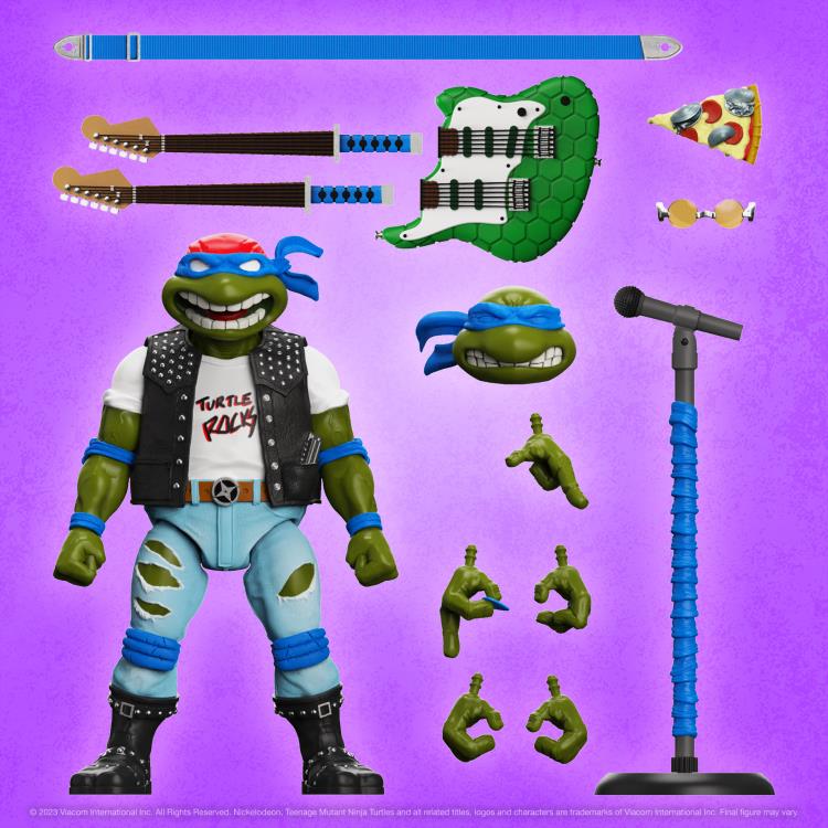 Teenage Mutant Ninja Turtles Ultimates Wave 10 Classic Rocker Leo - Image 3