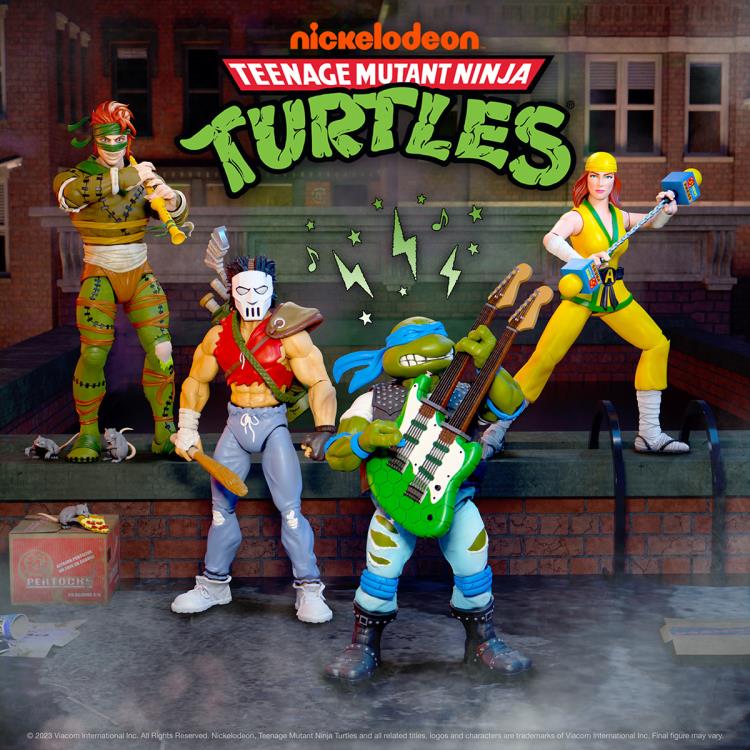 Teenage Mutant Ninja Turtles Ultimates Wave 10 Classic Rocker Leo - Image 4