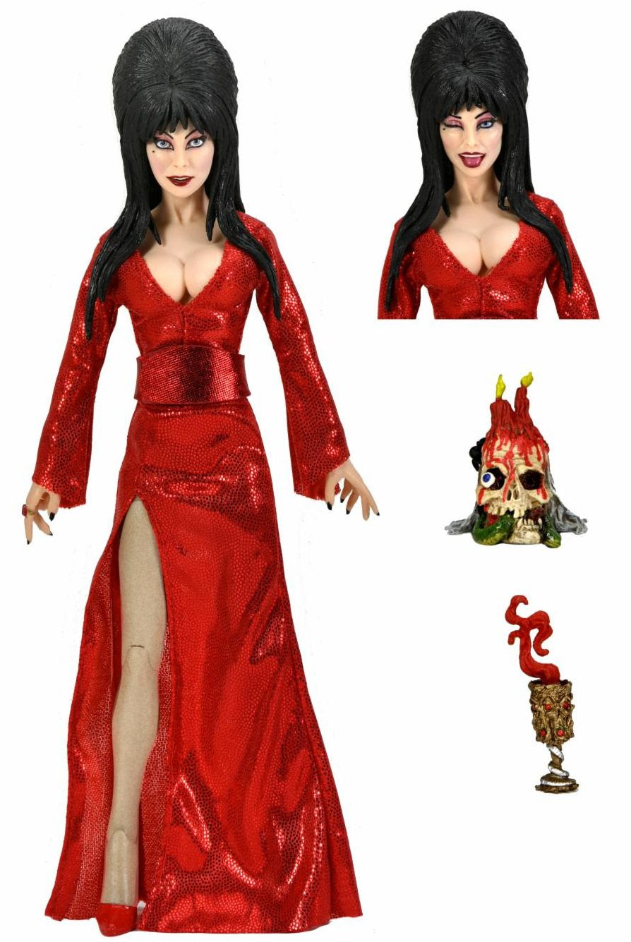 Elvira – 8” Clothed Action Figure – Elvira “Red, Fright, and Boo” - Image 5