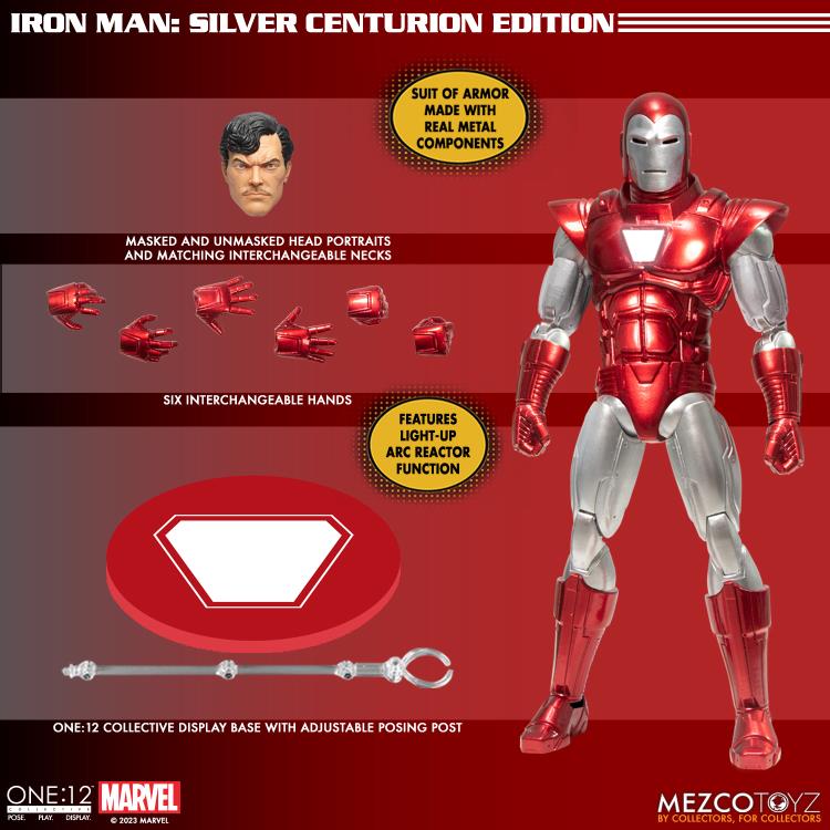 Marvel One:12 Collective Iron Man (Silver Centurion) - Image 11