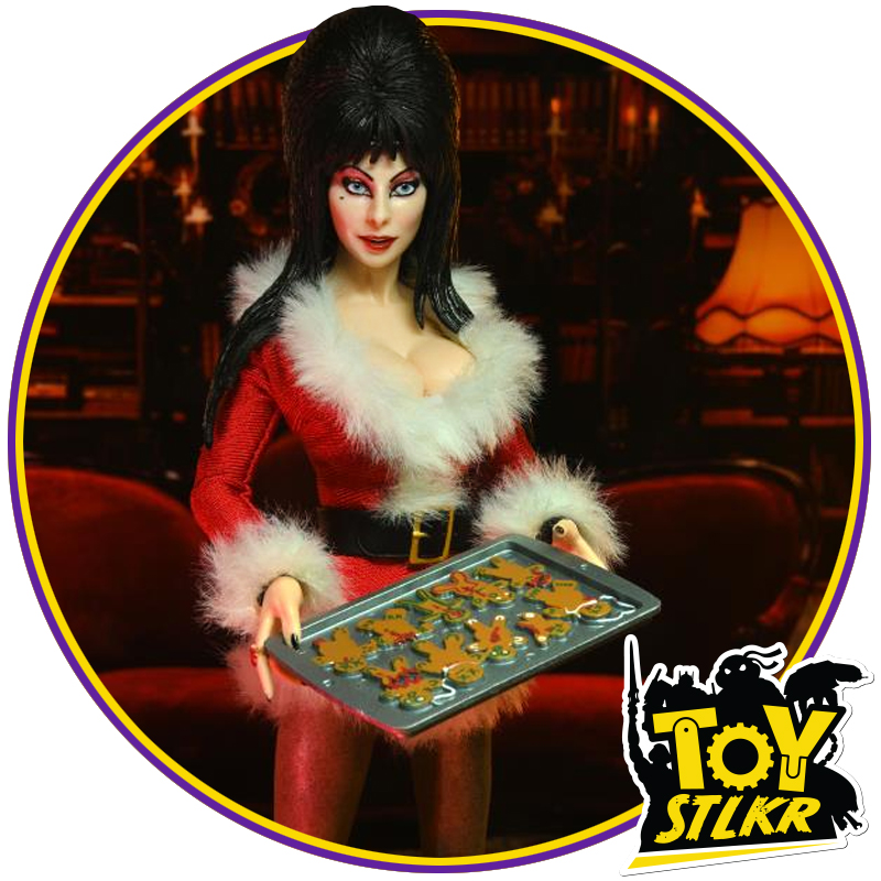 Elvira – 8″ Scale Clothed Figure – Very Scary Xmas Elvira