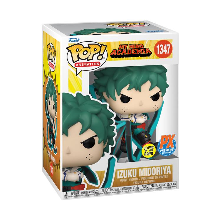 My Hero Academia Izuku Midoriya Blackwhip Glow-in-the-Dark Funko Pop! Vinyl Figure #1347 – Previews Exclusive - Image 4