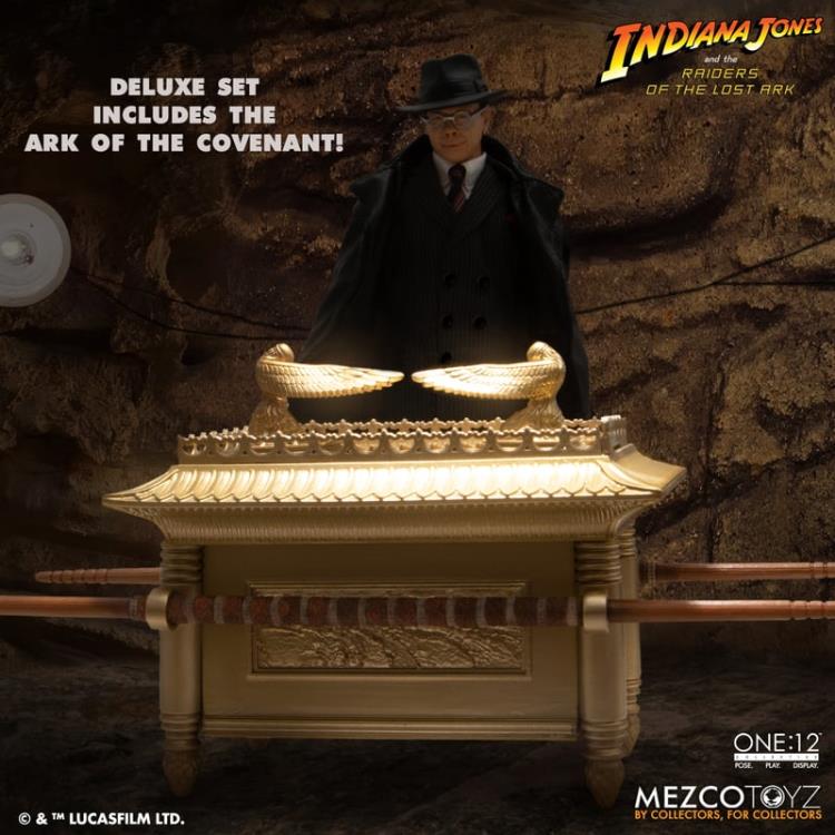One:12 Collective Figures – Raiders Of The Lost Ark – Major Toht w/ Ark Deluxe Boxed Set - Image 9