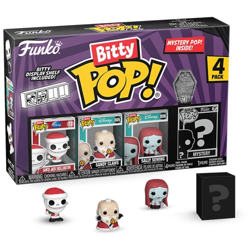 The Nightmare Before Christmas Funko Bitty Pop! Series 4 Mini-Figure 4-Pack