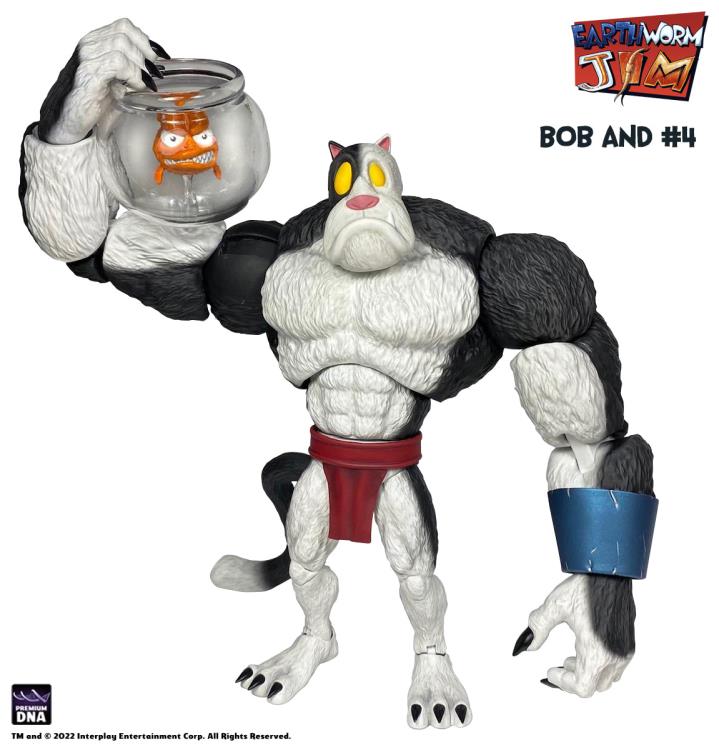 EARTHWORM JIM WAVE 1 – BOB THE KILLER GOLDFISH AND #4 - Image 3
