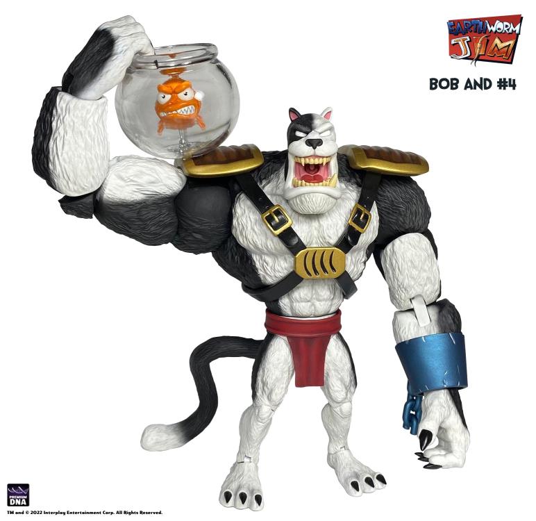 EARTHWORM JIM WAVE 1 – BOB THE KILLER GOLDFISH AND #4 - Image 4