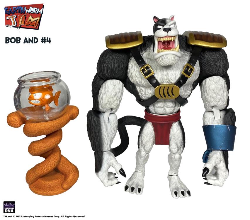 EARTHWORM JIM WAVE 1 – BOB THE KILLER GOLDFISH AND #4 - Image 5