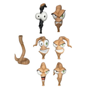 EARTHWORM JIM WAVE 1 – WORM BODY AND JIM HEADS PACK