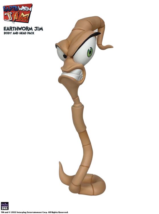 EARTHWORM JIM WAVE 1 – WORM BODY AND JIM HEADS PACK - Image 2