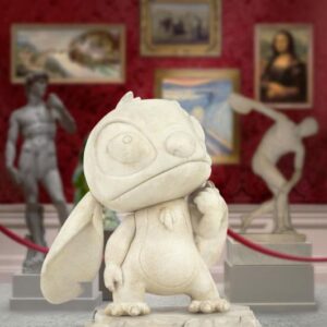 Lilo & Stitch Art Series Stitch Stone Statue