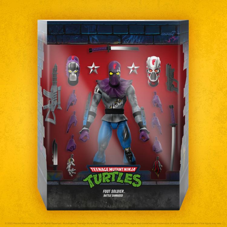 Teenage Mutant Ninja Turtles Ultimates Wave 11 Foot Soldier (Battle Damaged) - Image 4