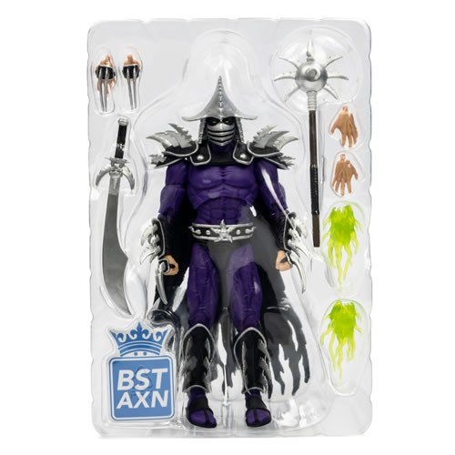 Teenage Mutant Ninja Turtles BST AXN 8″ XL Super Shredder & Comic Set - Image 7
