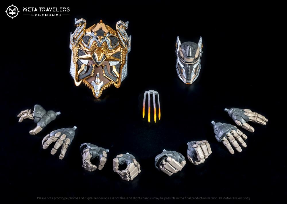 MetaTravelers: Legendari Cyberius Kaine Action Figure - Image 5