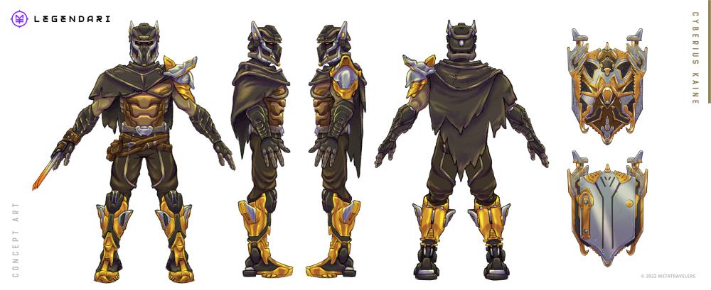 MetaTravelers: Legendari Cyberius Kaine Action Figure - Image 7