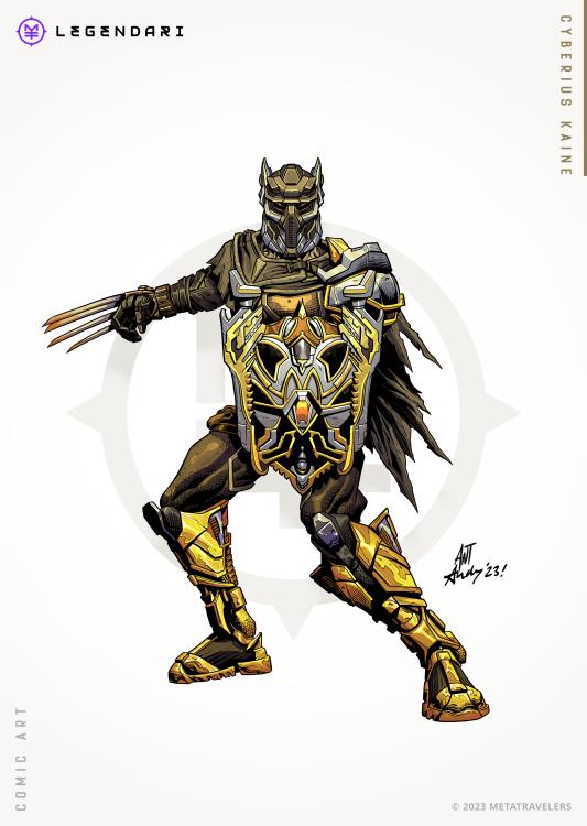 MetaTravelers: Legendari Cyberius Kaine Action Figure - Image 6