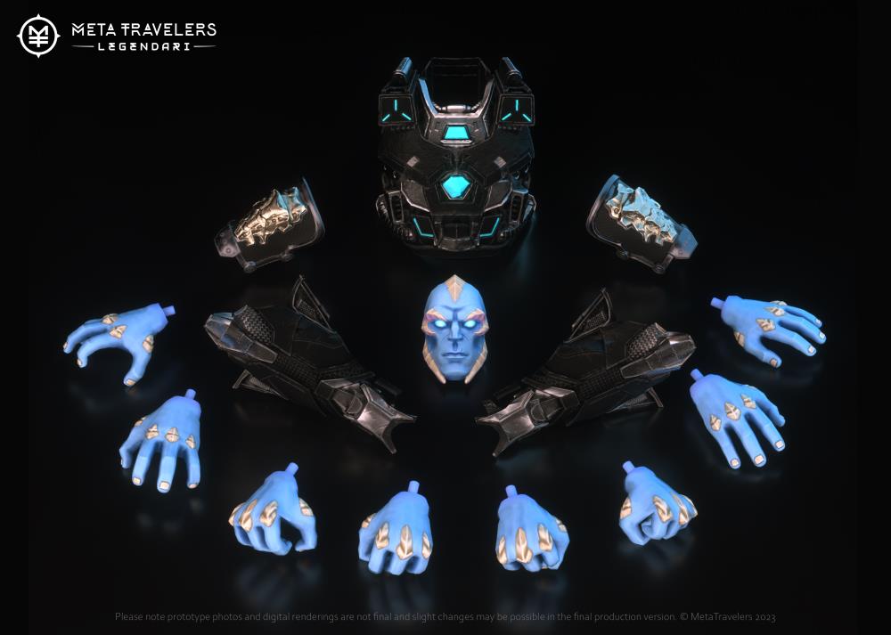 MetaTravelers: Legendari Prime Action Figure - Image 6