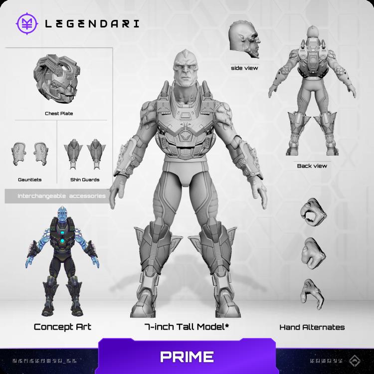 MetaTravelers: Legendari Prime Action Figure - Image 7
