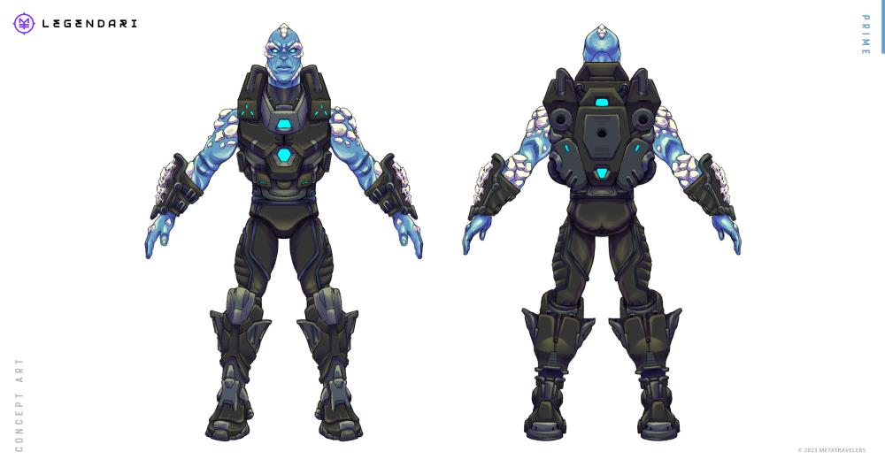 MetaTravelers: Legendari Prime Action Figure - Image 8