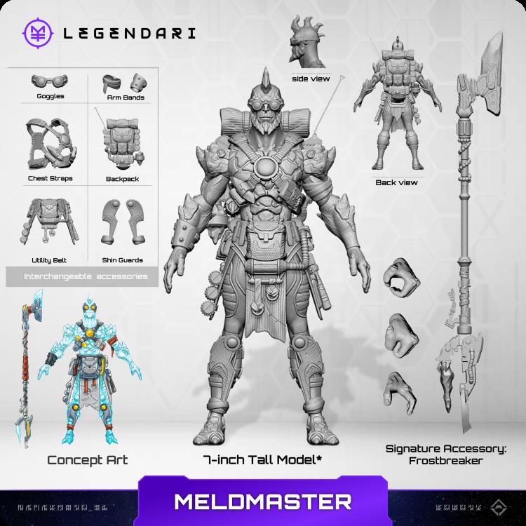 MetaTravelers: Legendari MeldMaster Action Figure - Image 9