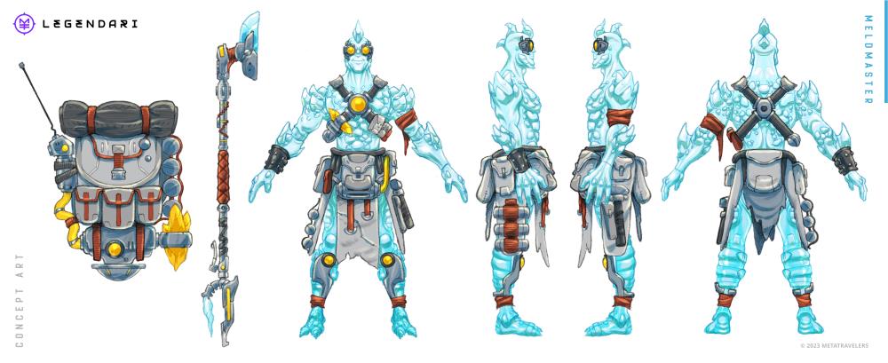 MetaTravelers: Legendari MeldMaster Action Figure - Image 7