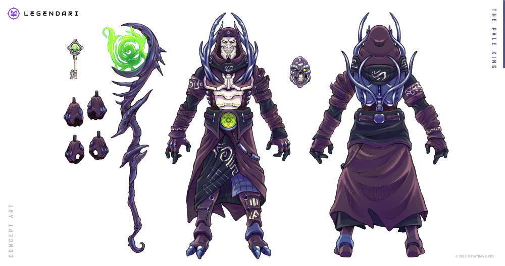 MetaTravelers: Legendari Pale King Action Figure - Image 7