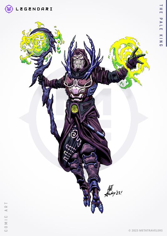 MetaTravelers: Legendari Pale King Action Figure - Image 8