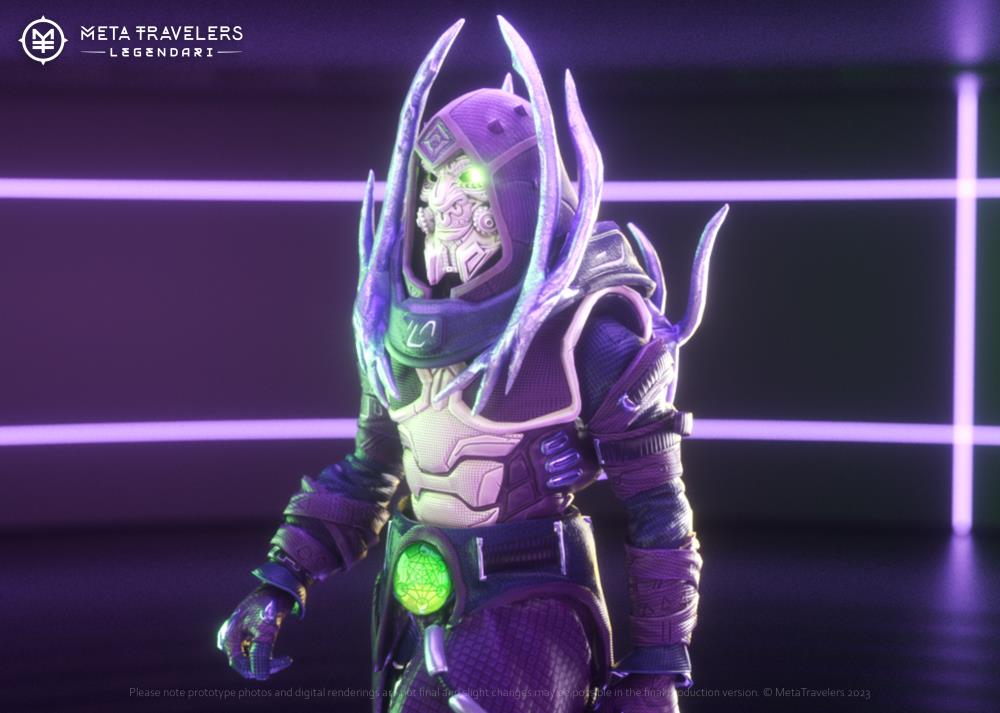 MetaTravelers: Legendari Pale King Action Figure - Image 9