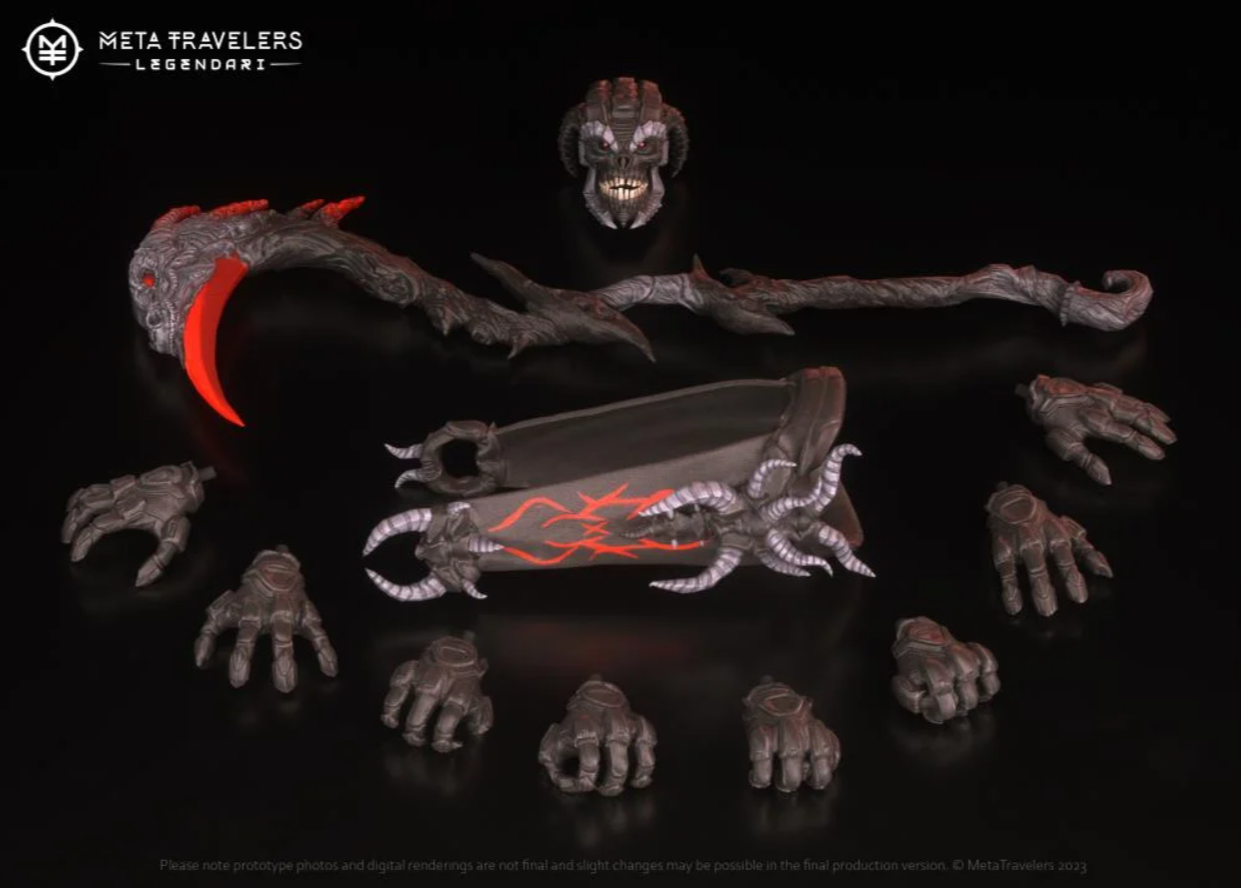 MetaTravelers: Legendari Obsidious Action Figure - Image 5