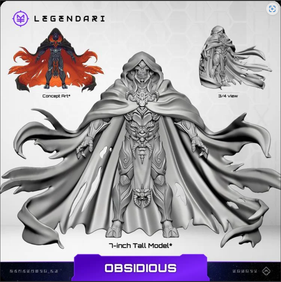 MetaTravelers: Legendari Obsidious Action Figure - Image 6