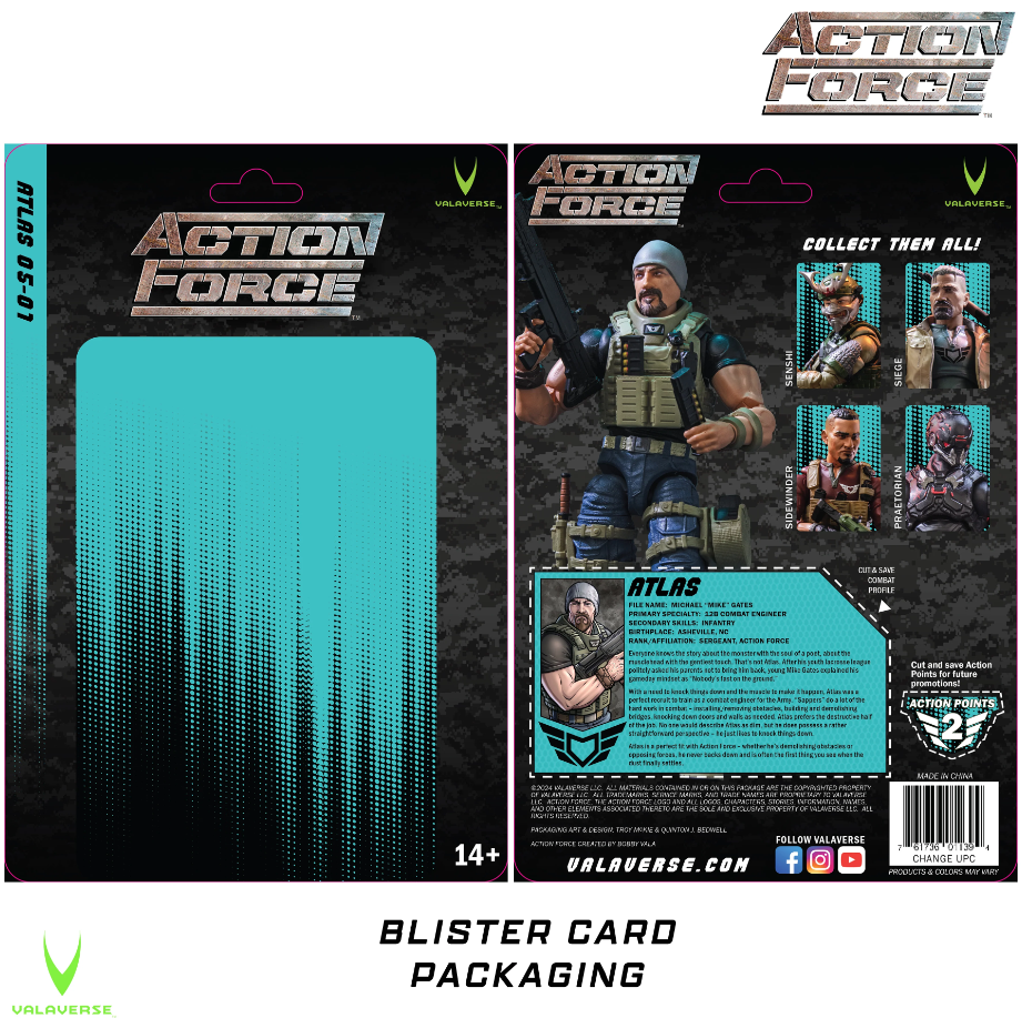 Action Force Series 5 Atlas - Image 3
